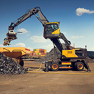 »Kabelgebundener« EW240 Electric Material Handler ergänzt Portfolio an batterieelektrischen Maschinen