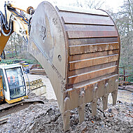 Baggerlöffel aus eigener Produktion