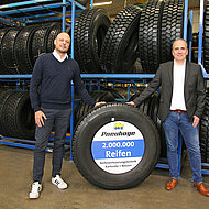 Über 2 Mio. Reifen erneuert