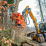 Woodcracker CS545 compact: Kraftpaket für kleine Bagger 