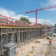 Gelungene Kombination unterschiedlicher Schalungssyteme