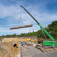 Für Arbeiten in unwegsamem Gelände
