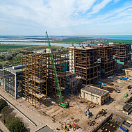 Abriss in 75 m Höhe