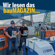 Christoph Henschel, Geschäftsführer der CHE Stahlbau GmbH (re.), und Tony Ryan, Geschäftsführer der Glanaco Limited. 