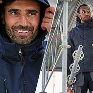 Arbeitskleidungskonzepte zum Schutz vor Regen, Wind und Kälte