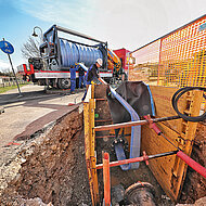 Große Leitungsabschnitte schnell sanieren