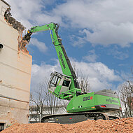 Nur zwei Tage für den Gebäuderückbau