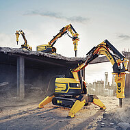 Neue Generation an Abbruchrobotern