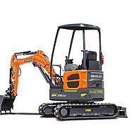 Modernisierter Kompaktbagger mit Elektroantrieb