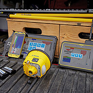 All-in-One-System für die Bauvermessung und Baggersteuerung