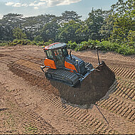 Erweiterte 3-D-Maschinensteuerungs-optionen für den Dozer »DD130-7« 