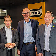 Schlüter für Baumaschinen vergrößert Vertriebsgebiet