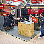 Bauhaus und Strauss eröffnen vier Pop-up-Stores