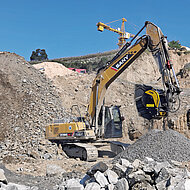 Eine Straße zum Gipfel