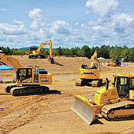 Lehnhoff auf den Komatsu Demo Days