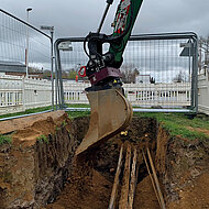Unterstützung für die Tiefbauspezialisten