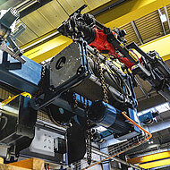 Hallenkranmontage bei beengten Platzverhältnissen