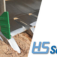 Seitenschutzschild für die Schaufel 