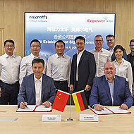 Bosch Rexroth und Zhuhai Enpower Electric planen Joint Venture für Off-Highway-Elektrifizierung