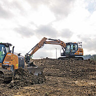 Überzeugt: Case-Maschinen im Einsatz