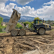 Leistungsstark: knickgelenkte Dumper