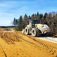 Stabilisierung von Lehmboden in Bayern mit der Stabilisierungsfräse Stabi/H/HP-250