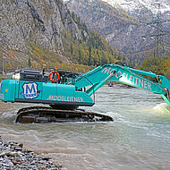 Langjährige Partnerschaft: Kobelco bei Moosleitner