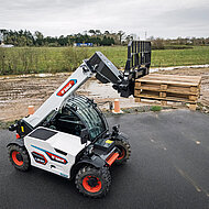 Hoch hinaus beim Materialumschlag