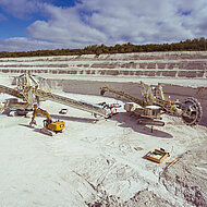 Sichere Energieführung beim Schaufelradbagger