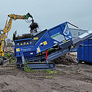 Kompakter Zweiwellenzerkleinerer 