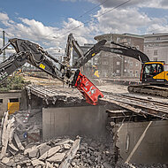 Erfolgreicher Einsatz für Schrottschere »SH490 Eagle III« 