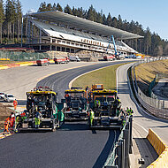 Neue Deckschicht für die Ardennen-Rennstrecke