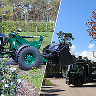 Neues Trio an Cat Radladern 908 hält bei dem Galabauer Windt & Schröder Einzug 
