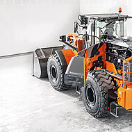 Größtes Radlader-Modell im Mittelpunkt