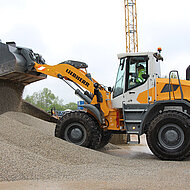 Liebherr-Radlader L 538 bei Schick im Praxiseinsatz
