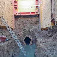 Wenn sich plötzlich die Straße auftut