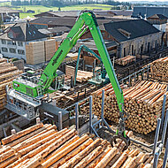 Portallösung im Sägewerk