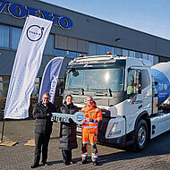 Volvo Trucks liefert den ersten elektrischen Transportbetonmischer an Cemex