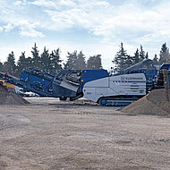 Mobile Prallbrecher überzeugen beim Einsatz in Südfrankreich