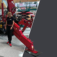 Kranübergabe während der »Platformers' Days« in Karlsruhe