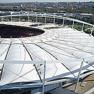 Pfeifer stattet »Mercedes-Benz Arena« in Stuttgart mit neuem Membrandach aus