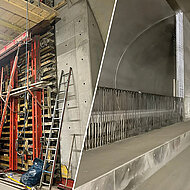 Außenrüttler punkten im Brenner-Basistunnel