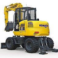 Brandneuer 7,5-t-Mobilbagger