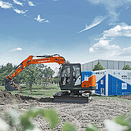 Vollelektrisch für die emissionsfreie Baustelle