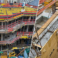 Verbauschalung löst Platzproblem