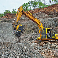 Entscheidung im Steinbruch: Backenbrecherlöffel als Primärbrecher