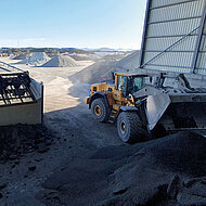 Fräsgut-Recycling in Island