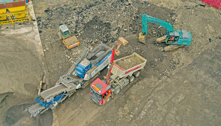 Baustoffrecycling mit neuem Kompaktprallbrecher in Großbritannien