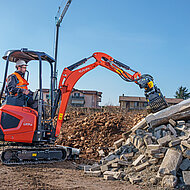 Der einmillionste Kompaktbagger und zahlreiche Neuentwicklungen