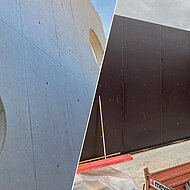 Schulgebäude mit hohen Sichtbetonanforderungen errichtet 